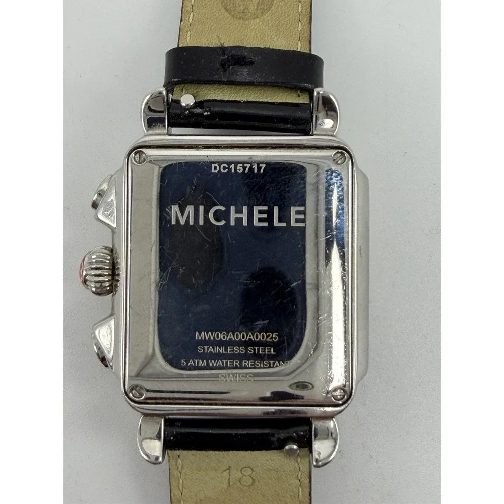 Michele Deco MW06A00A0025 New Battery Chronograph Ladies MOP Watch 33MM‎ 7.25